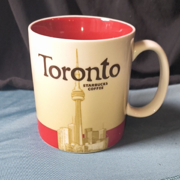 Starbucks Other - Starbucks Toronto Mug - Red and Cream CN Tower Design 2012 Limited Edition